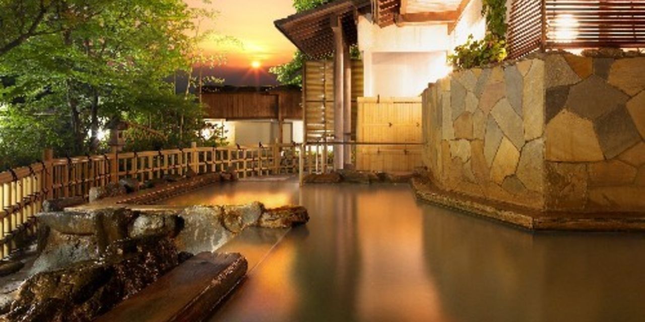伊香保温泉の森秋旅館の露天風呂