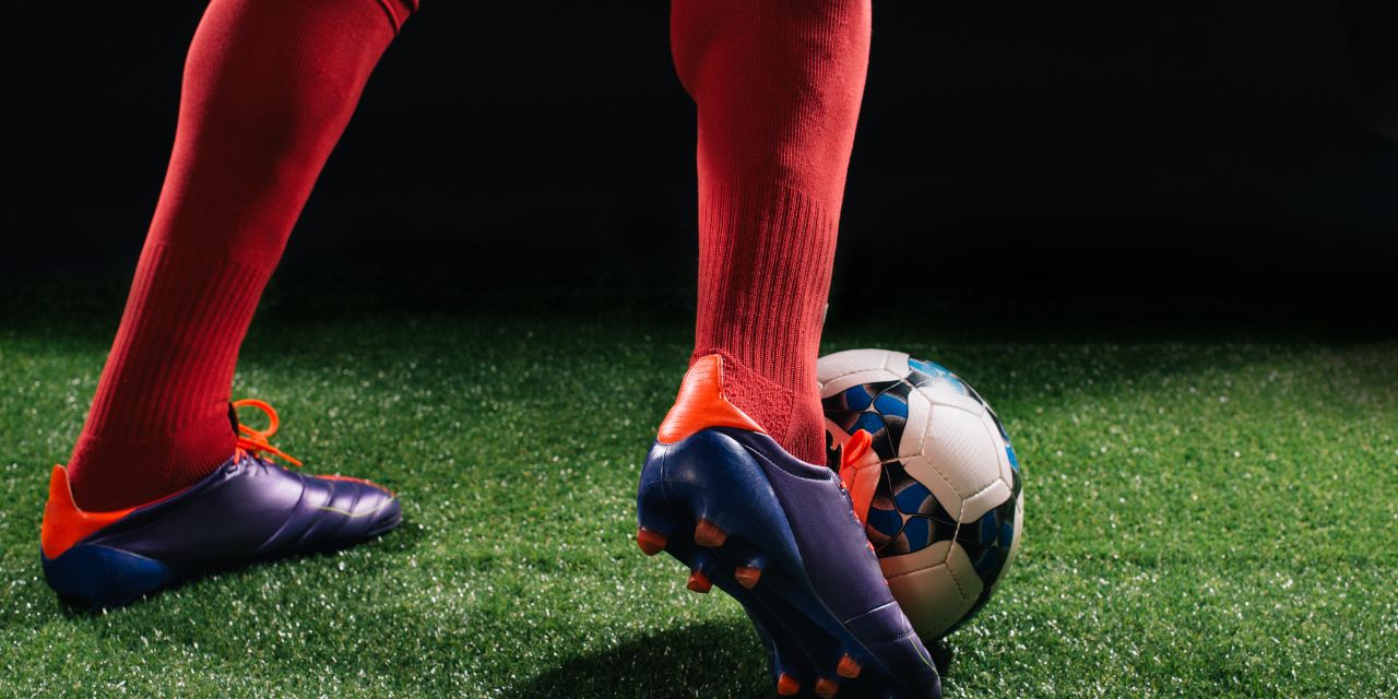 サッカーのドリブル