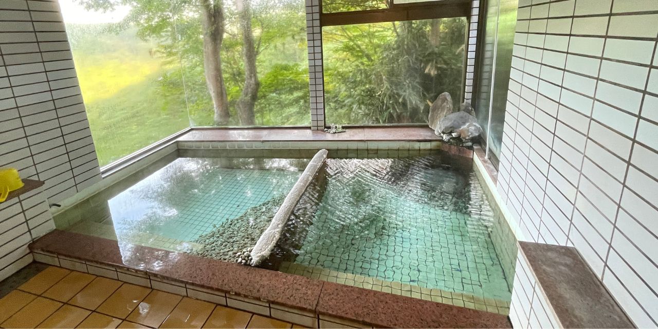 温泉へ直行