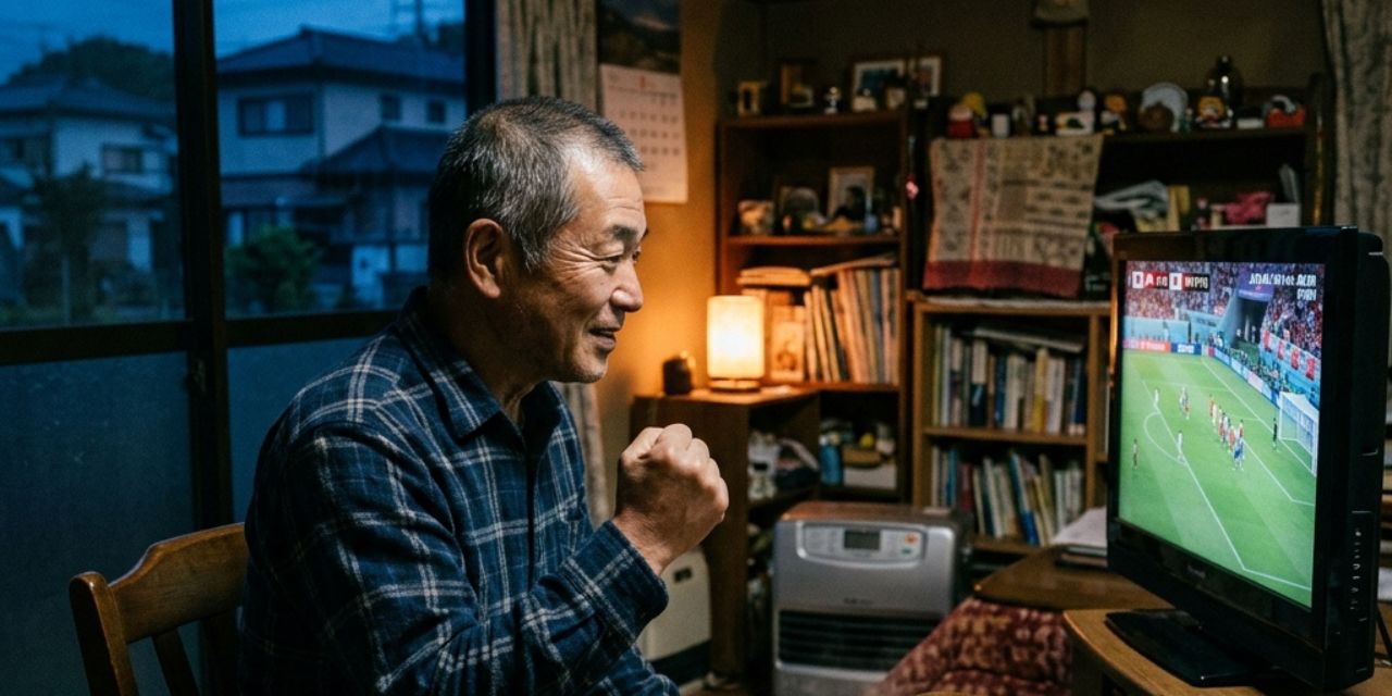 無言のガッツポーズ